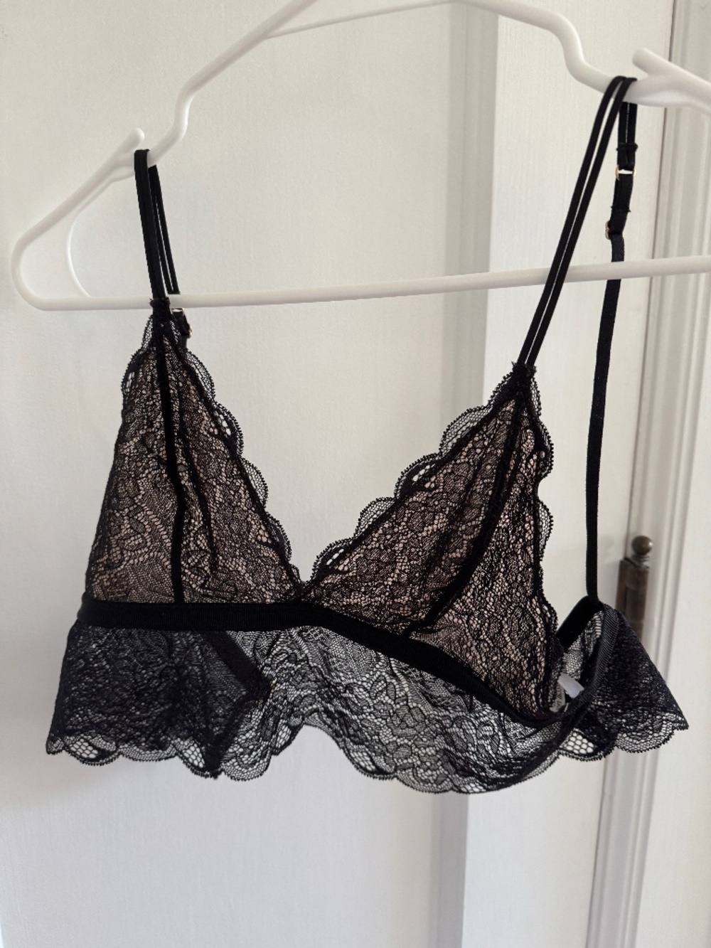 Madewell Lace Liana Longline Bralette - brand new - size XS